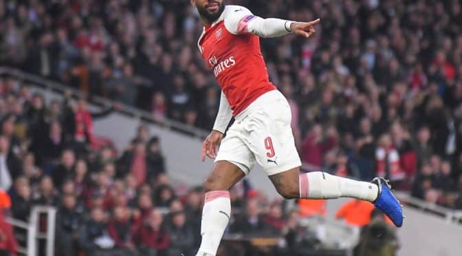 Alexandre Lacazette Arsenal 2 Tottenham Hotspur 1