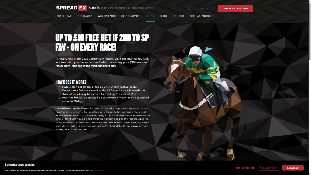 SpreadEx Cheltenham Offer 2026 
