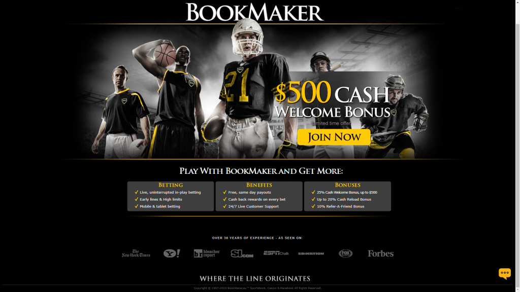 Bookmaker eu promo screenshot
