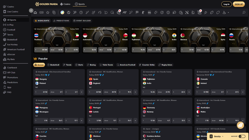 Golden Panda screenshot