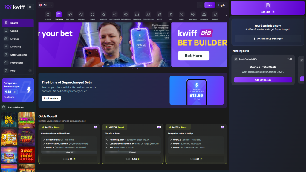 Kwiff Review screenshot