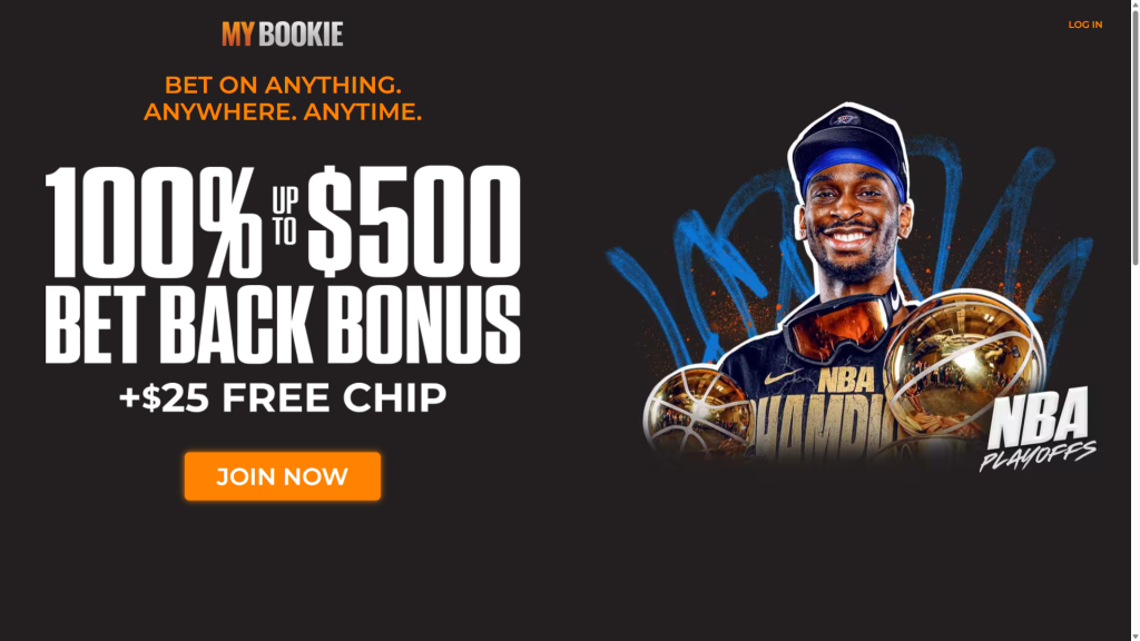Mybookie promo screenshot
