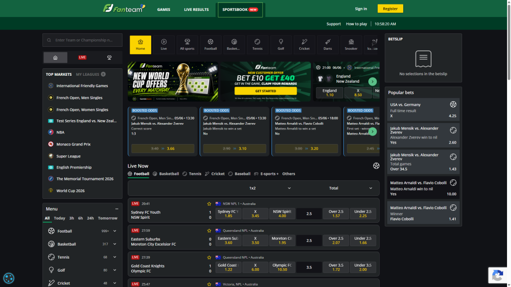 fanteam screenshot