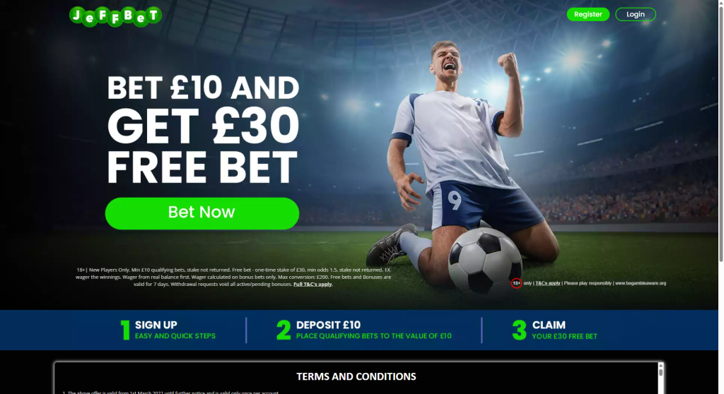 jeffbet welcome offer