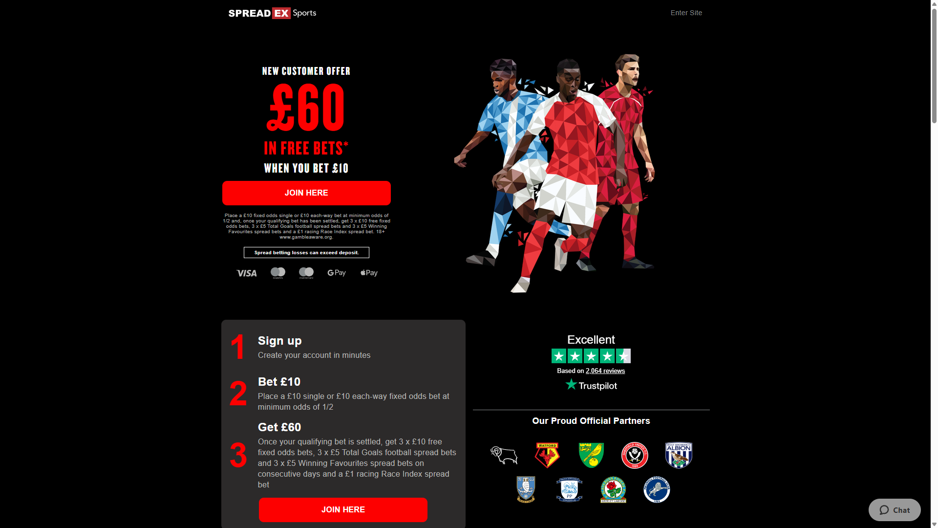 spreadex screenshot offer uk
