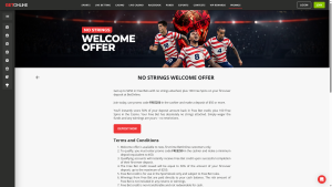 BetOnline No Strings Welcome Offer: Up to $250 in Free Bets Plus 100 Free Spins