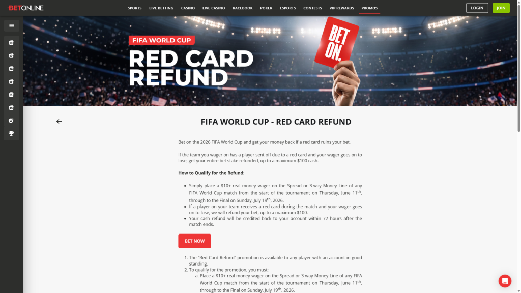 FIFA World Cup - Red Card Refund