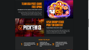 Celebrate Every Team USA Match with Free Spins at MyBookie Casino