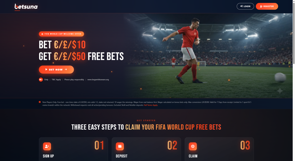 Betsuna World Cup 2026 Offer